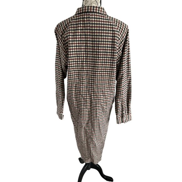 WOOLRICH Women's Light Weight Plaid Shirt Jacket Size Medium - Picture 2 of 8